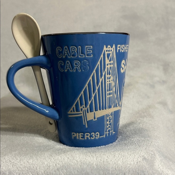 Blue San Francisco Souvenir Mug - Picture 3 of 9